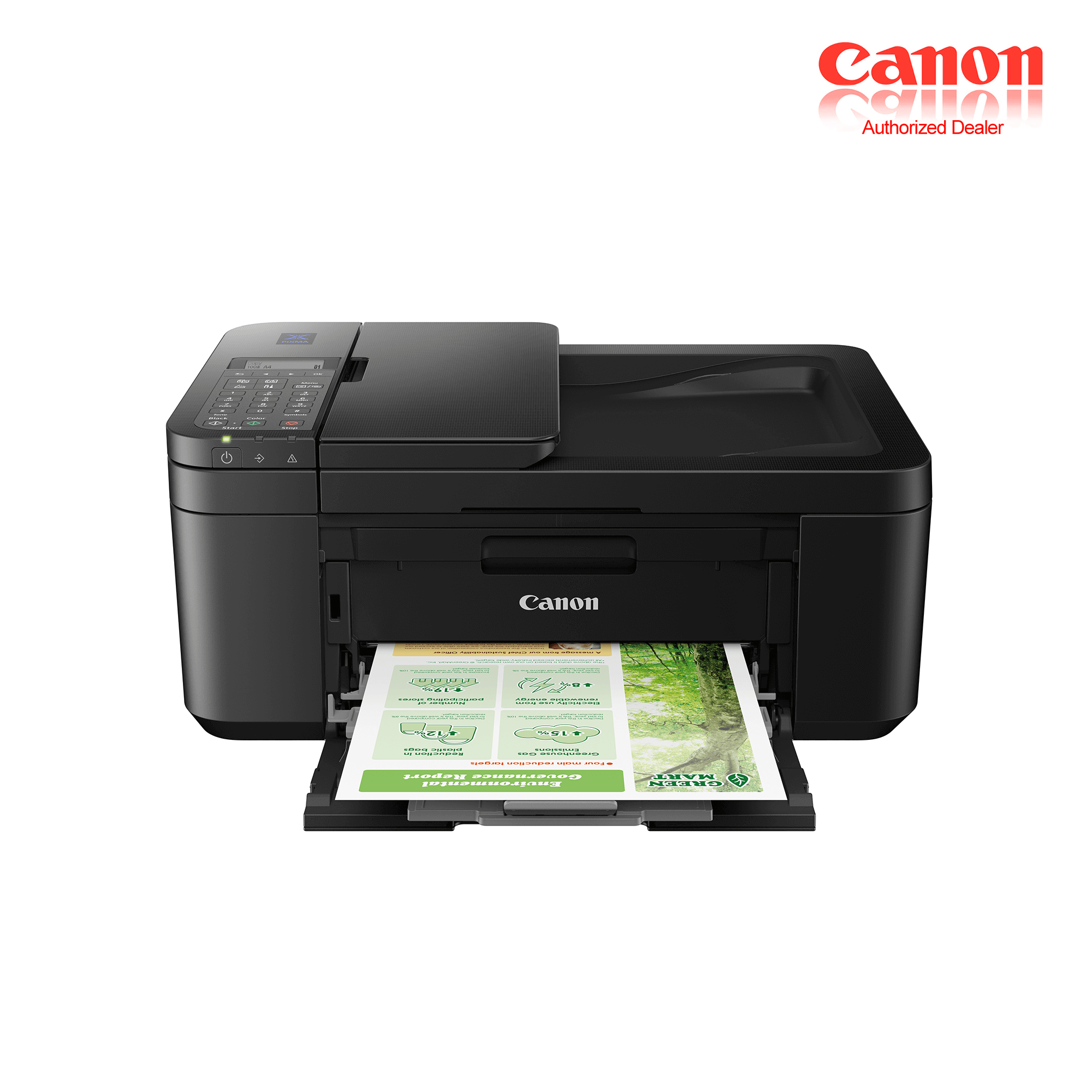 Canon PIXMA E4570 Wireless All In One with Fax and Automatic 2 sided Printer with ADF
