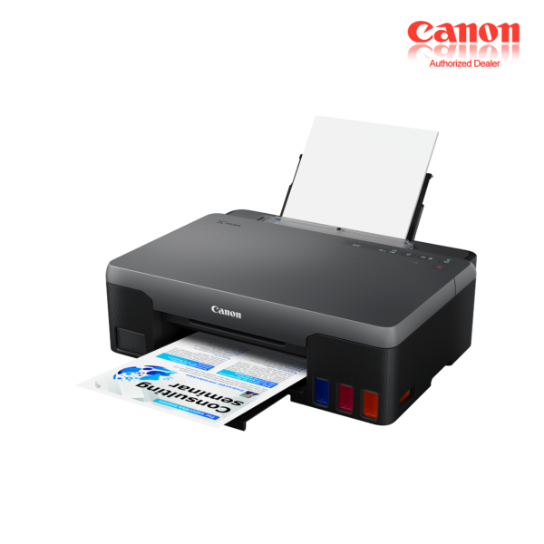 Canon PIXMA G1020 Easy Refillable Ink Tank Printer front paper output