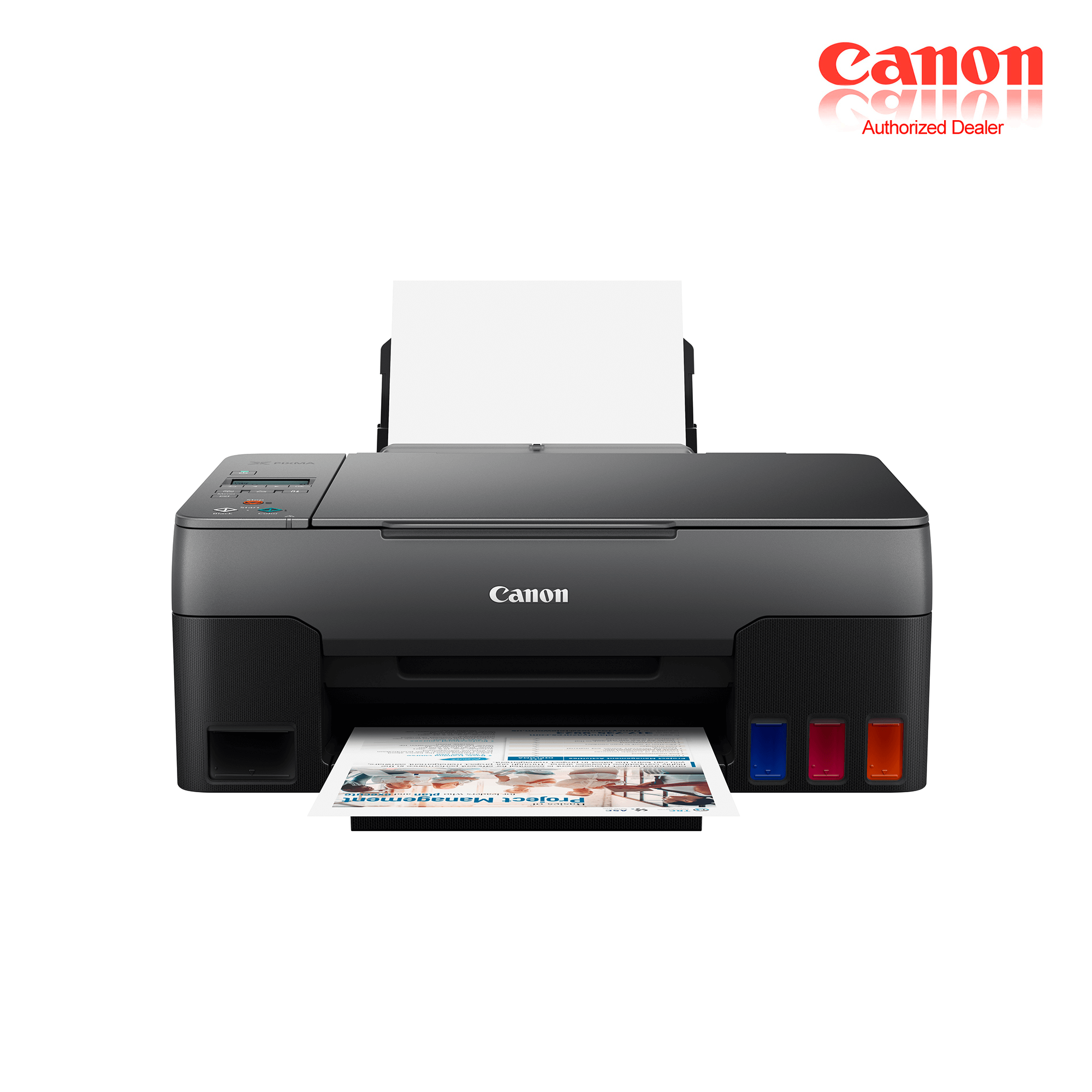 Canon PIXMA G2020 Refillable Ink Tank All In One Printer rear feeder