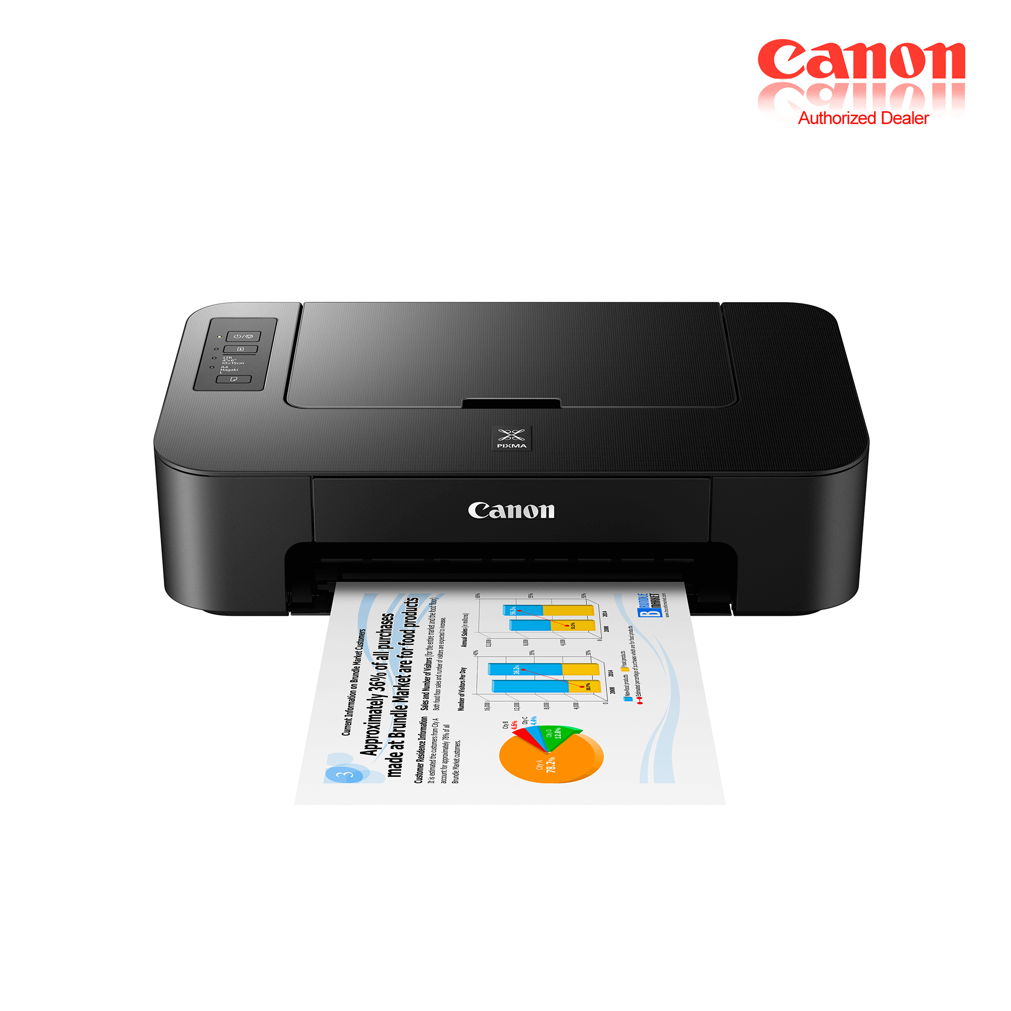 Canon PIXMA TS207 Stylish and Compact Printer