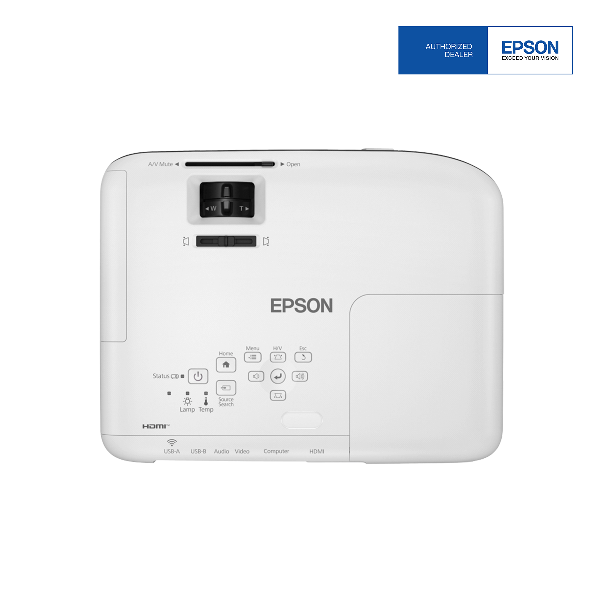 Epson EB X51 XGA 3LCD Projector control panel