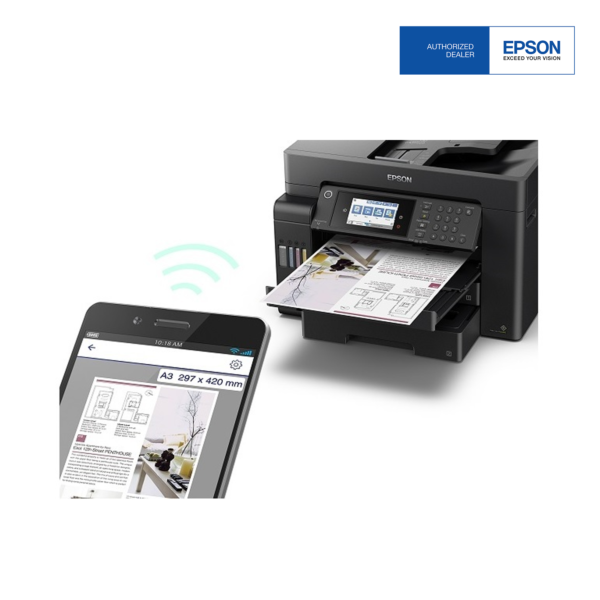 epson ecotank l15150 a3 all in one wifi printer with adf mobile printing