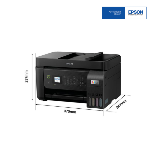 epson ecotank l5290 a4 colour 4 in 1 printer with adf dimension