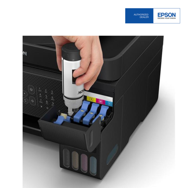 epson ecotank l5290 a4 colour 4 in 1 printer with adf wi fi direct and ethernet 003 cmyk inks