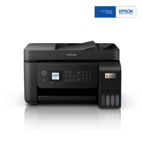 epson ecotank l5290 a4 colour 4 in 1 printer with adf wi fi direct and ethernet front